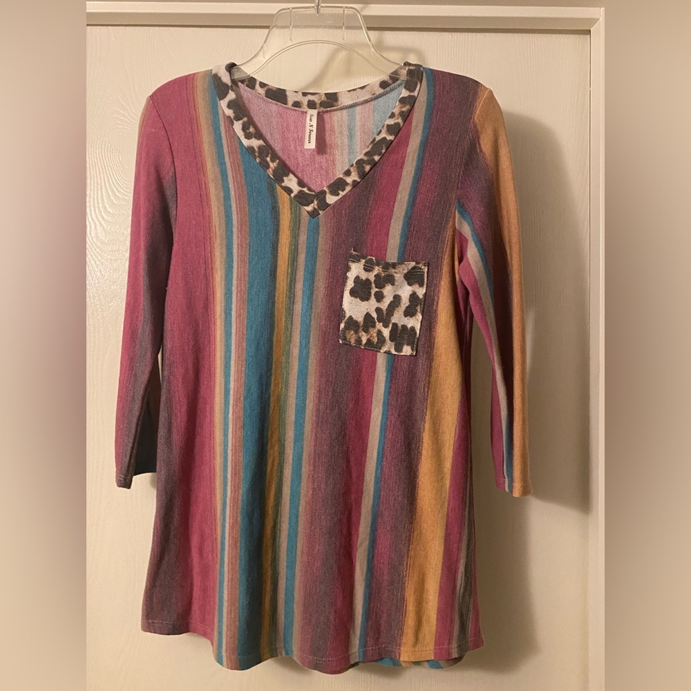 Multi-color Casual Top